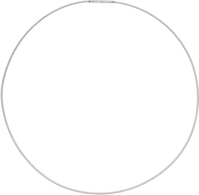 Produktbild von 1mm Halsreif Halskette Collier aus Edelstahl Halsschmuck, 45cm