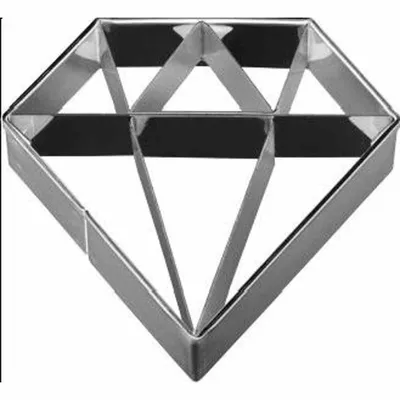 Image de Emporte-pièce Diamant 6 cm Acier inoxydable [PG bleu]