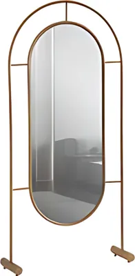 Immagine prodotto di Specchio a stelo per spogliatoio - specchio elegante, funzionale e salvaspazio