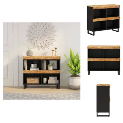 Zdjęcie produktu dla vidaXL Szafka nocna 85x33x75 cm lite drewno mango - Szafki nocne