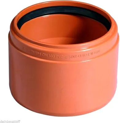 Productafbeelding van KGUSM verbindingsstuk van steengoed, diameter 160 (150) mm