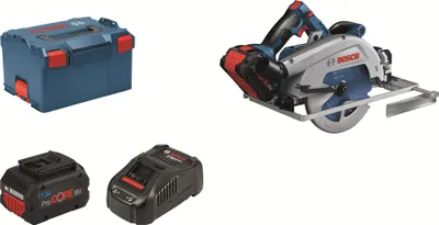 Produktbild von Bosch Akku-Handkreissäge BITURBO GKS 18 V-68 GC Professional Set inkl. 5,5 Ah Akkus