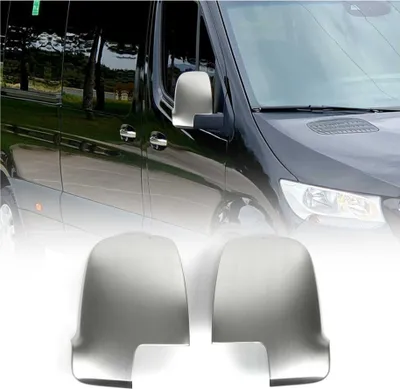 Obrázok produktu pre Kryty zrkadiel Kryty zrkadiel pre Mercedes Sprinter 907 910 2018-25 Matný chróm