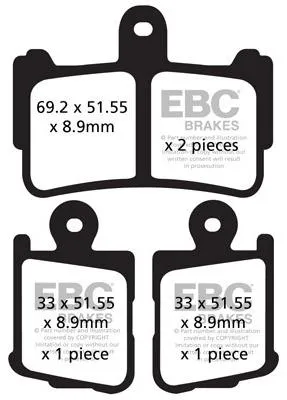 Zdjęcie produktu dla FA499/4HH EBC  Goldstuff Bremsbeläge