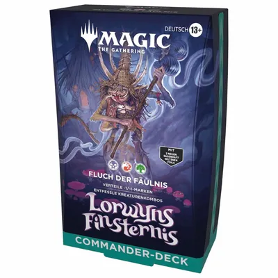 Produktbild von Magic: The Gathering - Lorwyns Finsternis Commander Deck Fluch der Fäulnis - DE