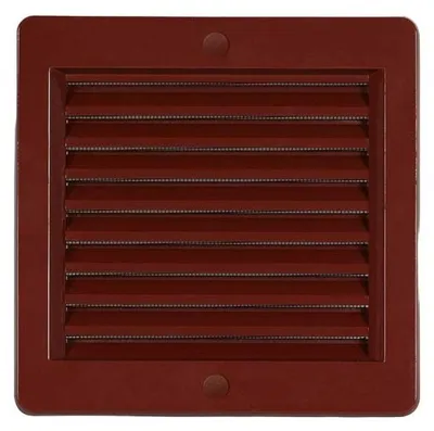 Obrázek produktu pro Mřížka větrací se síťovinou VM, 150 x 150 mm, hnědá 0212