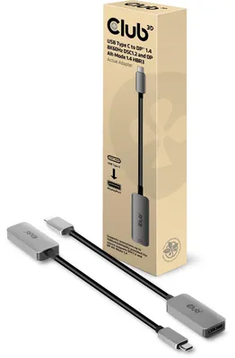 Immagine prodotto di Adattatore attivo Club3d CLUB3D da USB Tipo C a DisplayPort 1.4 8K60Hz HBR3