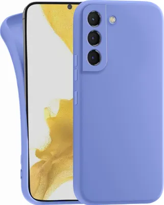 Produktbild von Hülle für Samsung Galaxy S22 Plus - Handyhülle mit Kameraschutz Cover aus Silikon in Blau