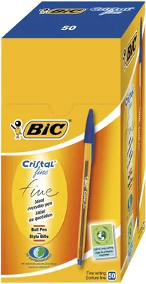 Zdjęcie produktu dla BIC 872730, Długopis, Niebieski, 50 szt., Drobny