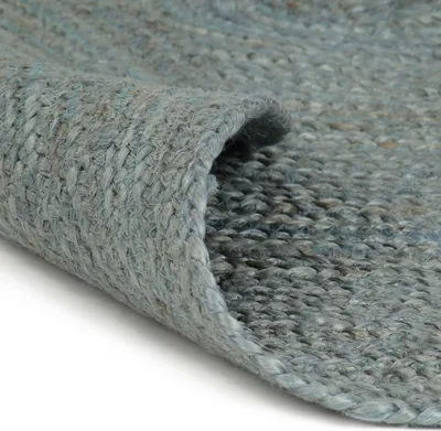 Obrázok produktu pre vidaXL Koberec Ručne vyrábaný jutový okrúhly 90 cm olivovo zelený