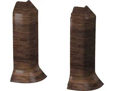 Produktbild von Prinz Außenecken für Hartschaum-Sockelleiste 60 mm Nussbaum