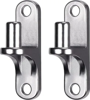 Immagine prodotto di Cerniera Achterpoort in acciaio 304 per recinzione a catena - Montaggio a parete - Cerniera per cancello con montante a T