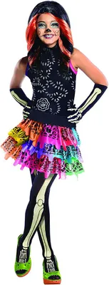 Produktbild von Monster High Skelitas Calaveras Kostüm, Kind, Größe:L