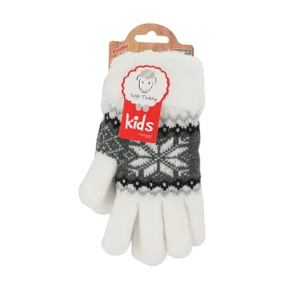weiße Kinderhandschuhe