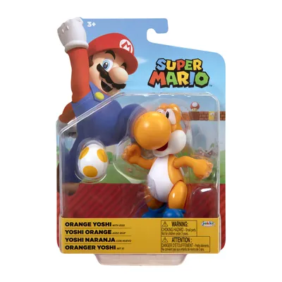 Immagine prodotto di Nintendo Super Mario Personaggi 10 Cm Orange Yoshi