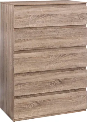 Produktbild von Kommode mit 5 schubladen "dolo" naturholzeffekt - 5 five simply smart