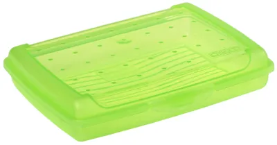 Produktbild von keeeper Brotdose "luca" Click Box Mini grün transparent