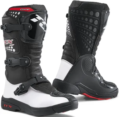 Zdjęcie produktu dla Dziecięce buty motocrossowe TCX Comp Kolor: Czarny/Biały/Czerwony, Rozmiar: 33