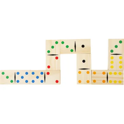 Produktbild von Small Foot 10466 Domino „Gigant“, bunt, 28-teilig (1 Set)