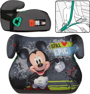 Produktbild von Disney Mickey Mouse – Autositz mit Gurt, Sitzerhöhung für Jungen, 22–36 kg, 125–150 cm