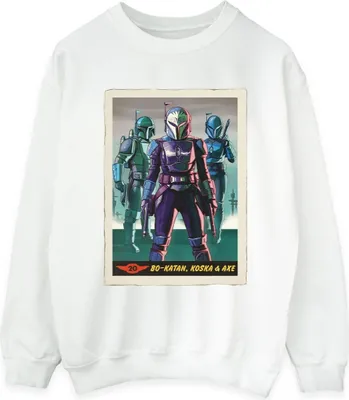 Produktbild von Star Wars - "The Mandalorian" Sweatshirt für Damen BI39285 (M) (Weiß)