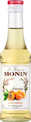 Zdjęcie produktu dla Syrop Monin Amaretto – idealny do kawy, deserów i koktajli, 250 ml