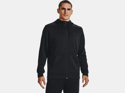 Imagen del producto de UNDER ARMOUR Chaqueta con capucha de forro polar para hombre, color /, talla XS