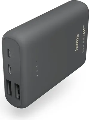 Produktbild von Power Pack "Supreme 10HD", 10000mAh, 3 Ausgänge: 1x USB-C, 2x USB-A, Grau (00201668)