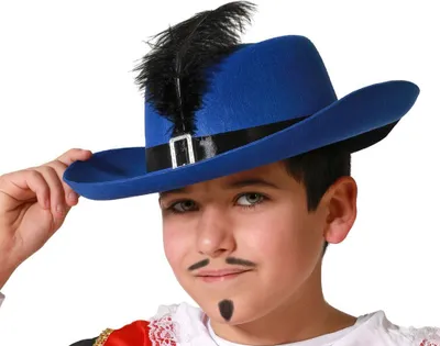 Obrázek produktu pro Atosa Musketeer Hat Child Blue Blue Jedna velikost