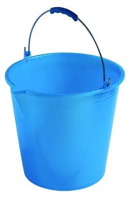 Zdjęcie produktu dla WIADRO Z NIEBIESKIM WYLEWKIEM, 9 l