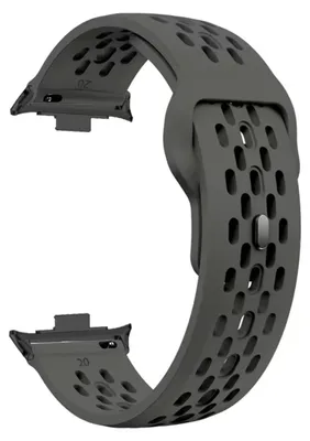 Produktbild von Silikonarmband für Xiaomi Redmi Watch 4/5, Fitnessarmband Xiaomi Mi Band 8 Pro/9 Pro, Dunkelgrau