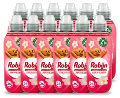 Produktbild von 12 x Robijn Wasverzachter Jasminblüte - 650 ml - Vorteilspackung - 12 Stücke
