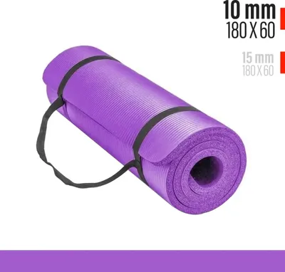 Produktbild von Gymnastikmatte, Yoga-Matte Extra Dick 10mm / 15mm, besonders gelenkschonend, rutschfest und strapazierfähig