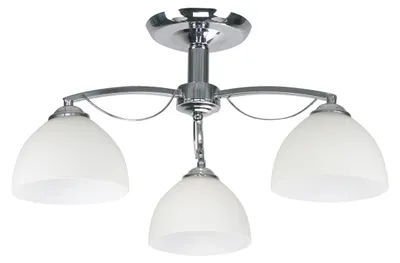 Obrázok produktu pre Stropné moderné osvetlenie FILONA - 3xE27, 40W, chrómované / biele