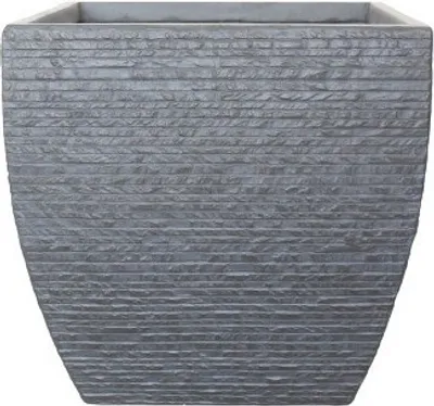 Produktbild von TrendLine Pflanztopf Schiefer-Brickoptik 30,5 x 30,5 x 30,5 cm