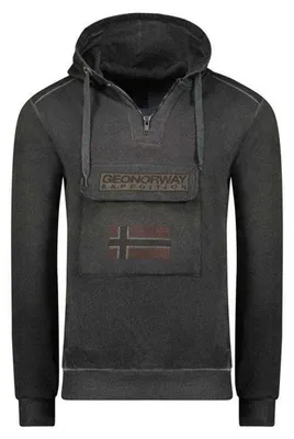 Zdjęcie produktu dla Geographical Norway Bluza męska Czarny WU8270H-GNO-BLACK Rozmiar S