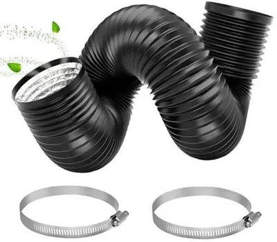 Produktbild von Flexible Abluftschlauch 150 mm, 3 m Aluminium Ventilationsschlauch für Klimaanlagen und Wäschetrockner