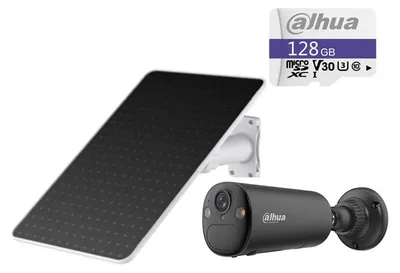 Produktbild von Dahua Technology APOLLO Bullet C1, IP-Sicherheitskamera, Draußen, Kabellos, EN62368-1, Electromagnetic Compatibility Directive 2014/30/EU, Radio Equipment Directive 2014/53/EU, Wand, Schwarz, Weiß