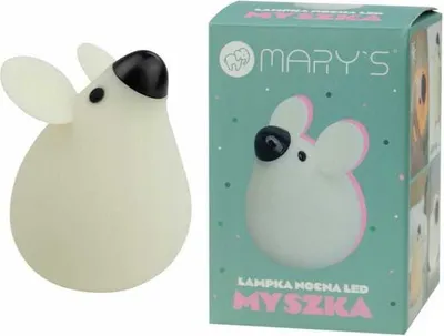 Zdjęcie produktu dla Mary's Lampka Nocna Led Do Pokoju Dziecka Myszka Mysz Biała Usb