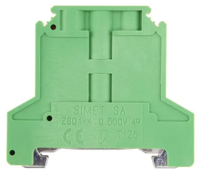Immagine prodotto di Morsetto di protezione 4mm2 verde-giallo ZSO1-4.0 14313319