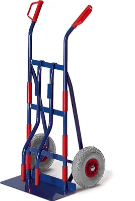 Produktbild von Rollcart Gerätekarre Rohrhalme mit Schaufelbreite 550mm Luftbereifung