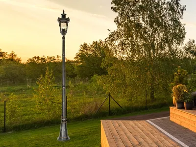 Produktbild von Kandelaber Garten & Wegbeleuchtung, alte Straßenlaterne antike Lampen englisch