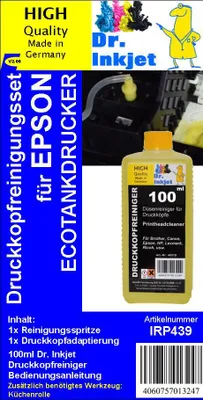 Produktbild von IRP439 - Dr.Inkjet Druckkopfreinigungskit für Epson Ecotankdrucker Kleinformatdrucker A4 & A3