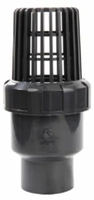 Produktbild von Fußventil – Durchmesser 50 mm – Filter für Wasserpumpen – Aus robustem PVC-Material – Für effizienten Betrieb – Geeignet für die Wasserableitung – Zuverlässig...