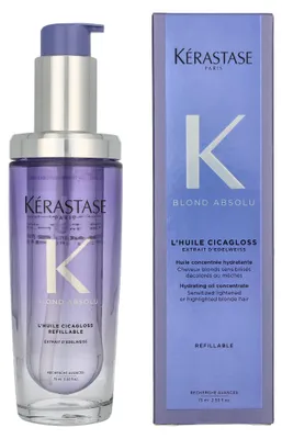 Zdjęcie produktu dla Nawilżający olejek do włosów blond Blond Absolu Cicagloss (Hydrating Hair Oil) 75 ml