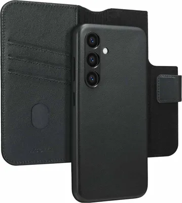 Produktbild von Accezz 2-in-1 Klapphülle aus Leder mit MagSafe Samsung Galaxy S24 - Onyx Black