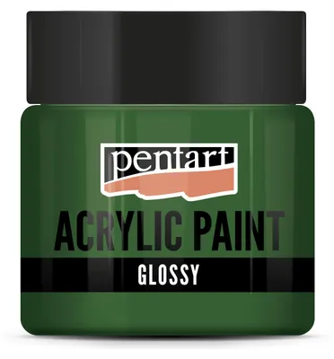 Obrázek produktu pro Lesklá akrylová barva Pentart 50 ml - zelená