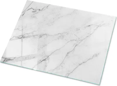 Zdjęcie produktu dla Marble Surface Pattern- Szklany blat kuchenny - Szklany blat kuchenny - Nowoczesny blat kuchenny - Trwały blat kuchenny - Higieniczny blat kuchenny - Łatwy do czyszczenia blat kuchenny - 80x60 cm