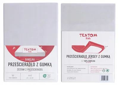 Obrázek produktu pro TEXTOM Kids Dětské prostěradlo s gumou 2 ks 60x120 cm