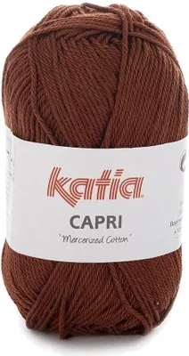 Image de Katia Capri 82162 Copper Brown Fil à tricoter